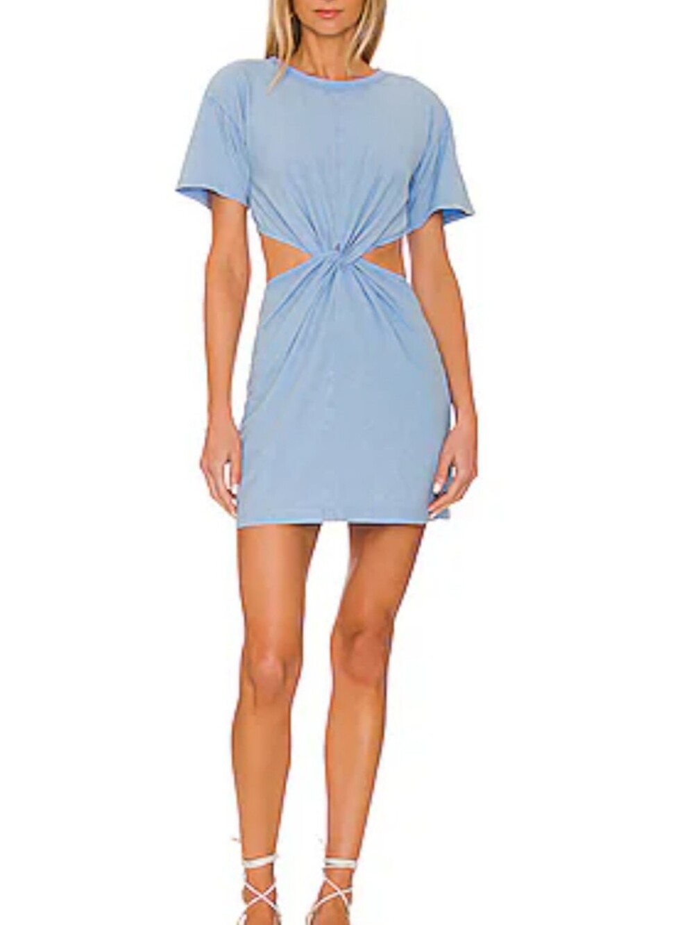 Nwt l•Space Lost Winds Aura Short Sleeve Cut Out Cotton Dress